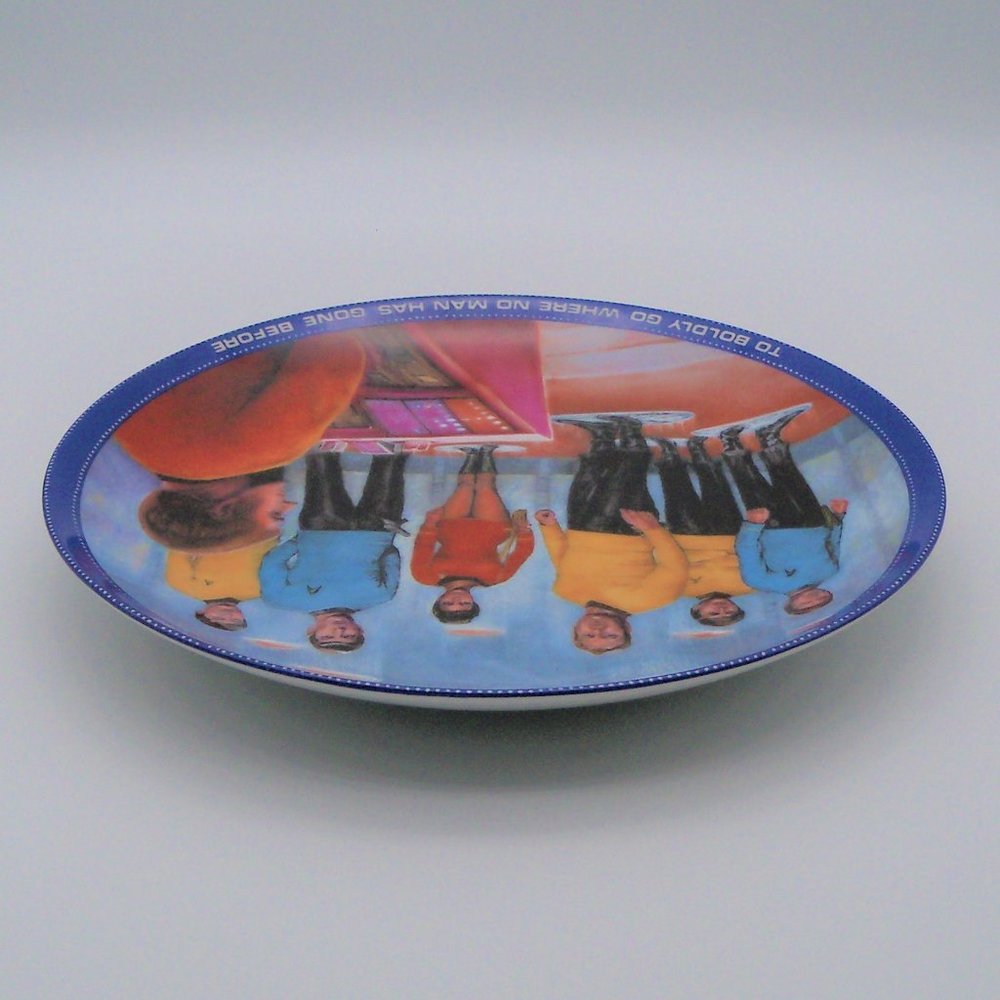 Vintage Star Trek TOS "Beam Us Down Scotty" Plate - Picture 6 of 12